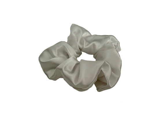 Scrunchie satin - Ice White