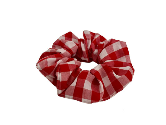 Scrunchie gingham - Red