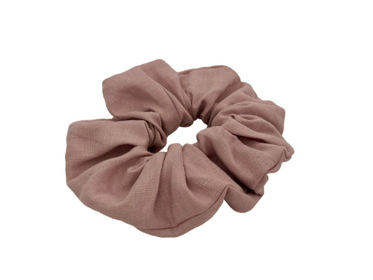 Scrunchie Premium Linen - Antique Pink