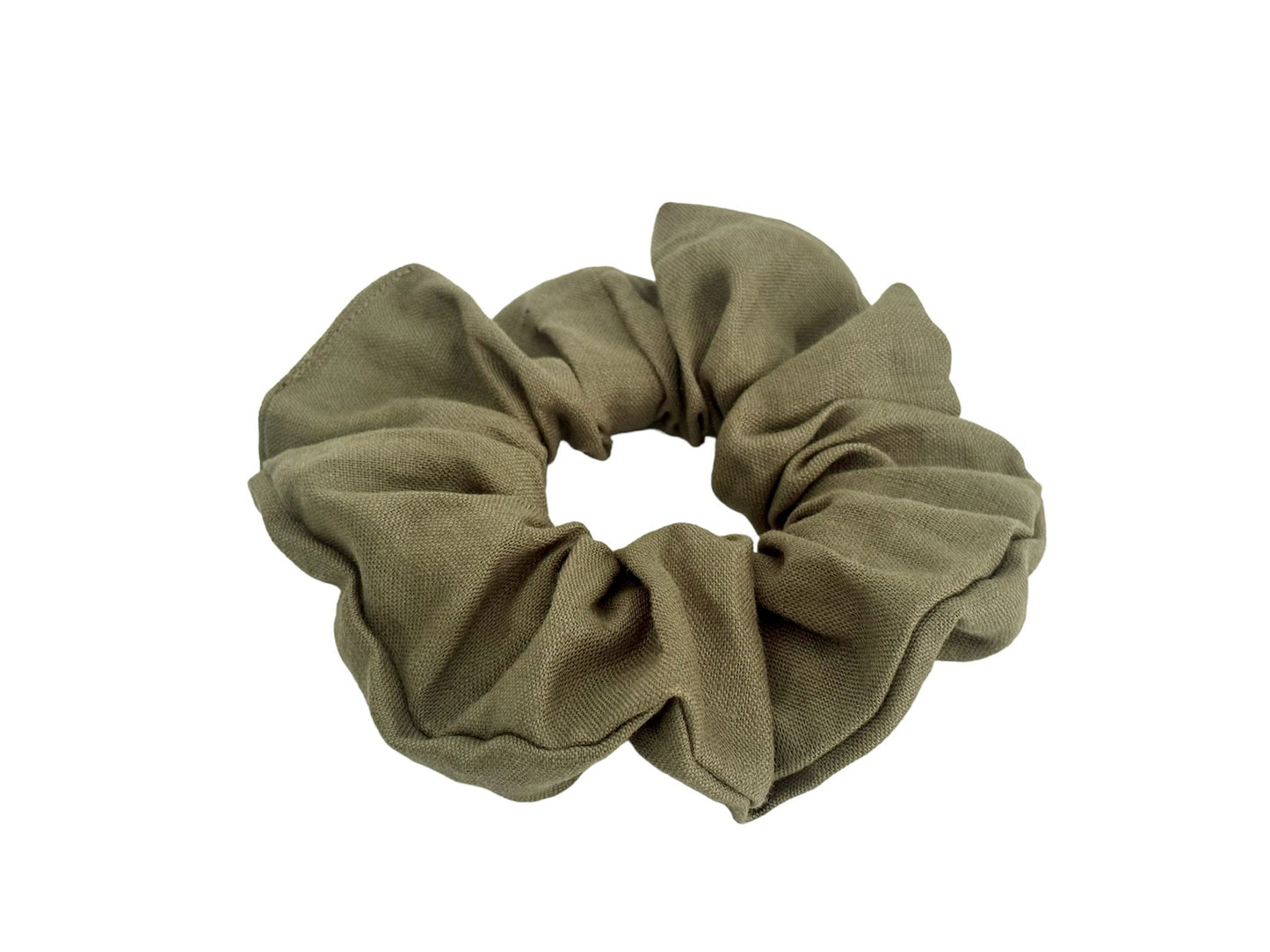 Scrunchie Premium Linen - Sage