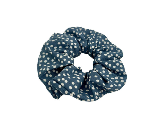 Scrunchie Cotton Linen - Egg Blue